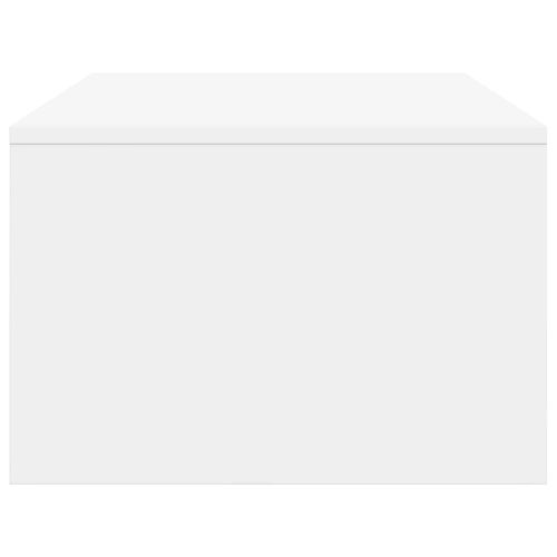 Стенно бюро Бяло 100 x 45 x 30 см Инженерно дърво