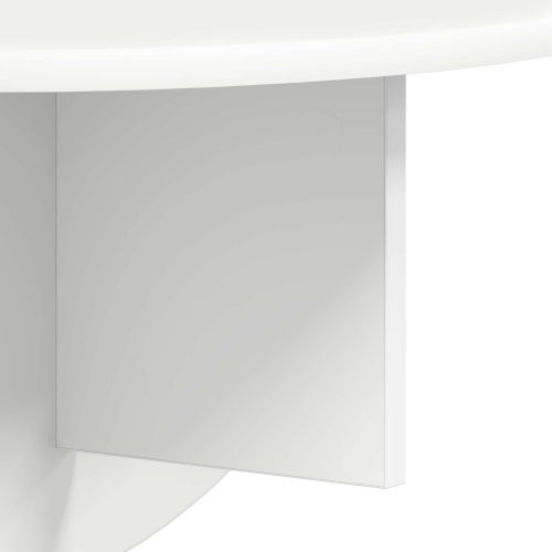 Стенен рафт Монтиране на стена Бяло 48 x 24 x 24 см