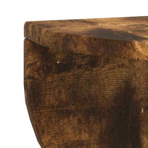 Стенен рафт 2 pcs Димян дъб 48 x 24 x 24 см Инженерно дърво