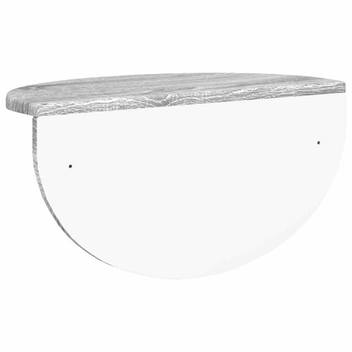 Стенен рафт Сив Сонома 48 x 24 x 24 см Инженерно дърво