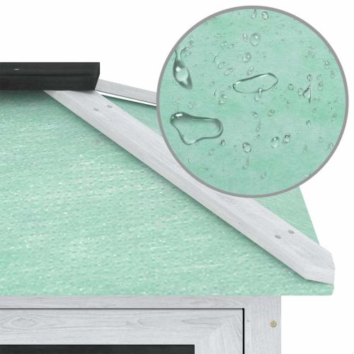 Дървена клетка за зайци с 2 нива