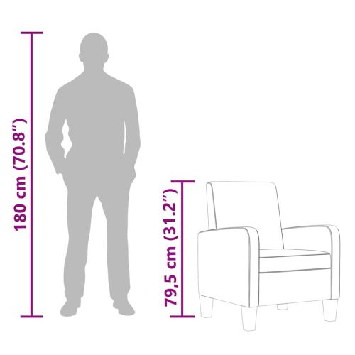 Фотьойл, черен, изкуствена кожа