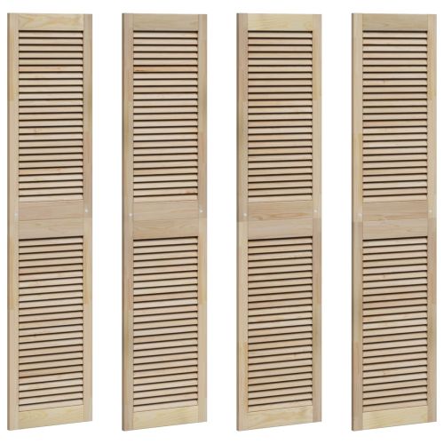 Врата за шкаф с врата 4 pcs Естествен 170 x 2,1 x 39,5 см