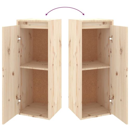 ТВ шкафове, 2 бр, бор масив