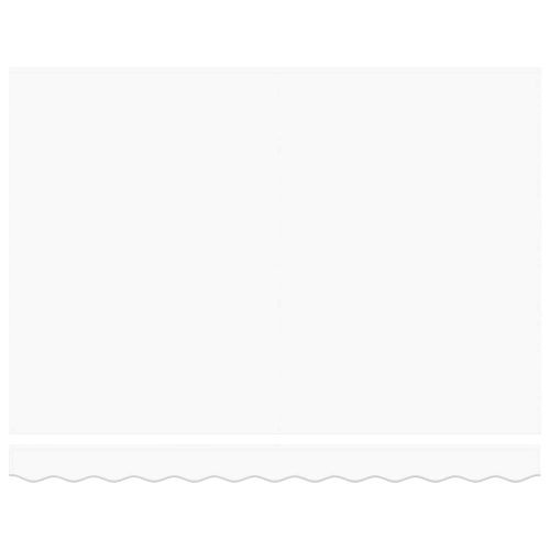 Сенник Бяло 300 x 250 x 165 см Полиестер и алуминий