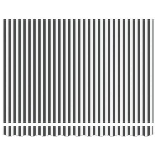 Рамка за сенник Антрацит и бяло 350 x 250 cm