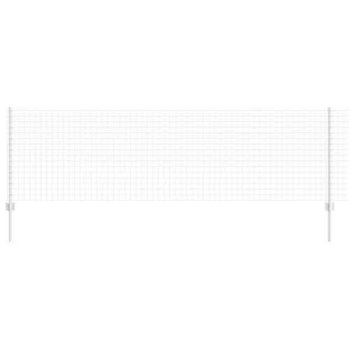Ограда с пост Сребрист 0,8 x 10 m Стомана