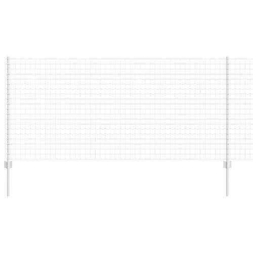 Ограда с пост Сребрист 1 x 10 m Стомана