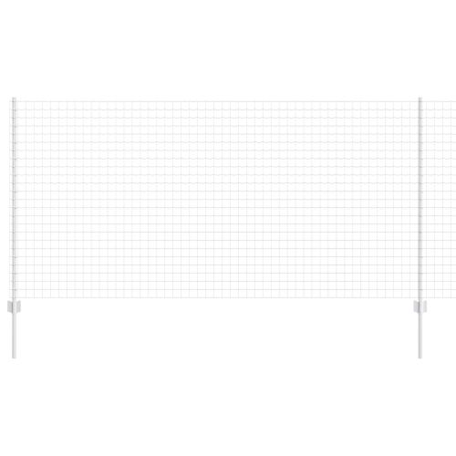 Ограда с пост Сребрист 1,2 x 10 m Стомана