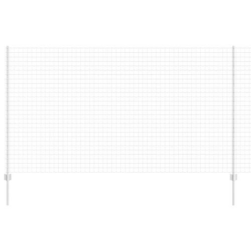 Ограда с пост Сребрист 1,4 x 10 m Стомана