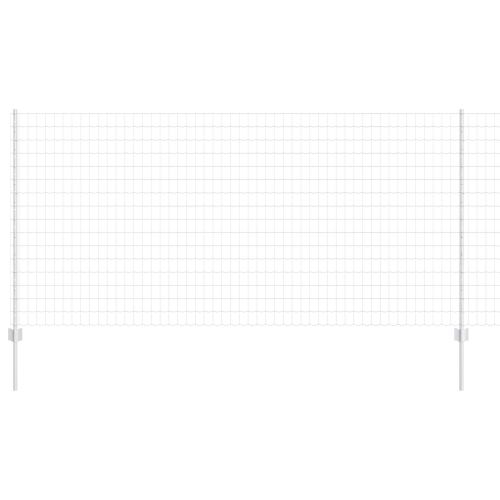 Ограда с пост Сребрист 1,2 x 10 m Стомана