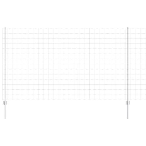 Ограда с пост Сребрист 1,4 x 10 m Стомана