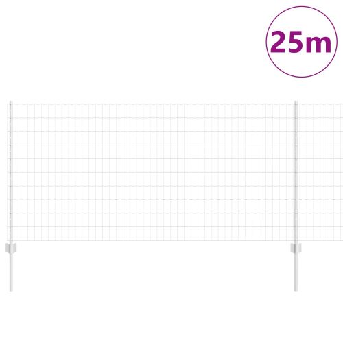 Ограда с пост Сребрист 1 x 25 m Стомана