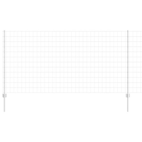 Ограда с пост Сребрист 1,2 x 25 m Стомана
