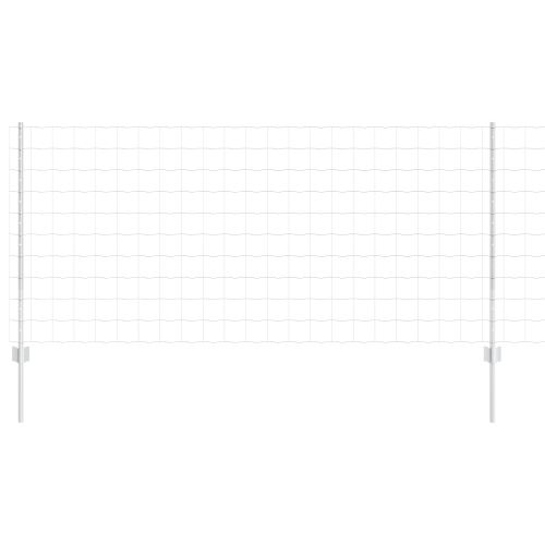 Ограда с пост Сребрист 1 x 25 m Стомана