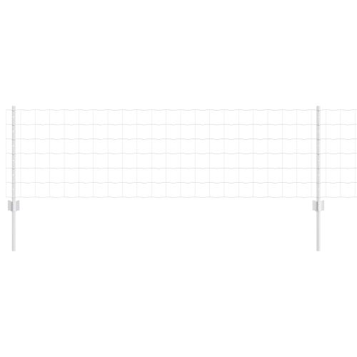 Ограда с пост Сребрист 0,6 x 50 м Стомана
