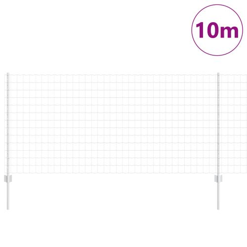 Ограда с пост Сребрист 1 x 10 m Стомана