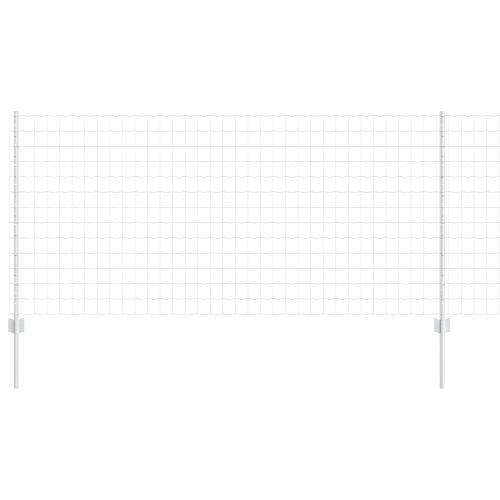 Ограда с пост Сребрист 1 x 10 m Стомана