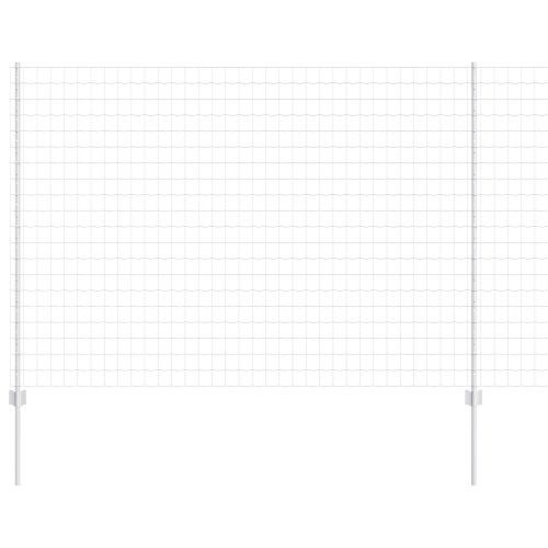 Ограда с пост Сребрист 1,6 x 10 m Стомана