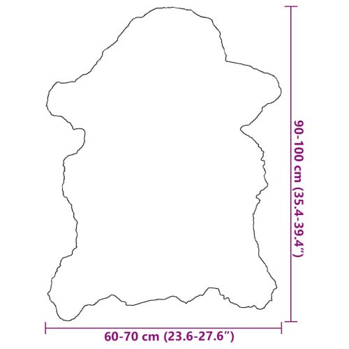 Овча кожа, кремава, (60-70)x(90-100) см
