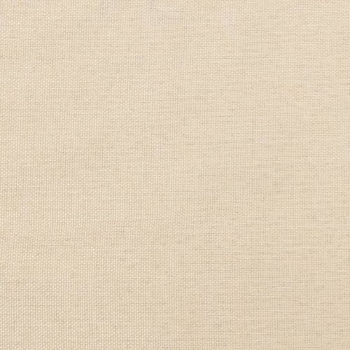 Табла за легло, кремава, 144x5x78/88 см, плат