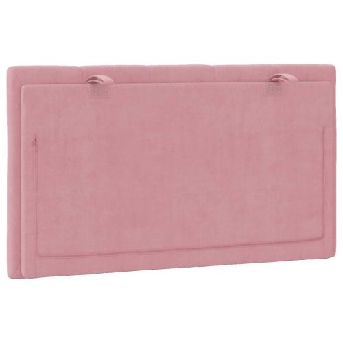 Мека табла за легло Hanko, розова, 80 см, кадифе