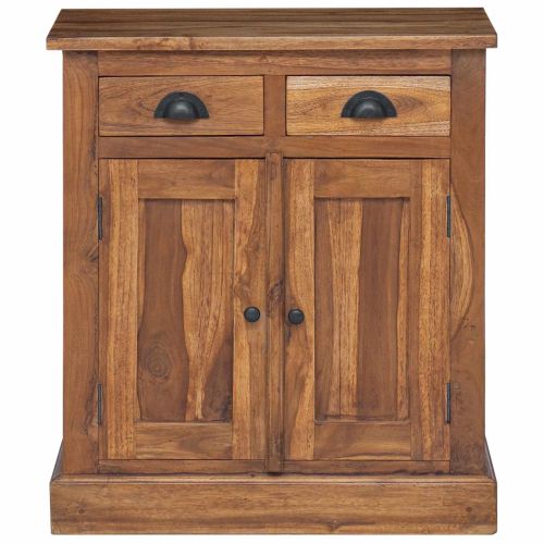 Шкаф за съхранение с чекмедже с врата Естествен 65 x 30 x 75 cm