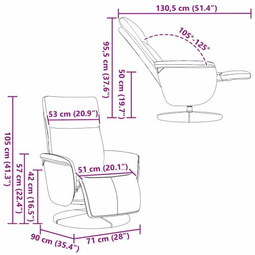 Стол с масаж Черно Изкуствена