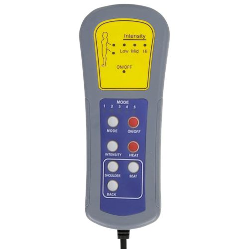 Стол с масаж Черно 71 x 98 x 106 см Изкуствена