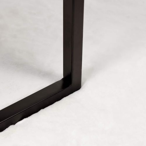 Противоплъзгащ килим от изкуствен заек Olite Бяло Ø 80 см