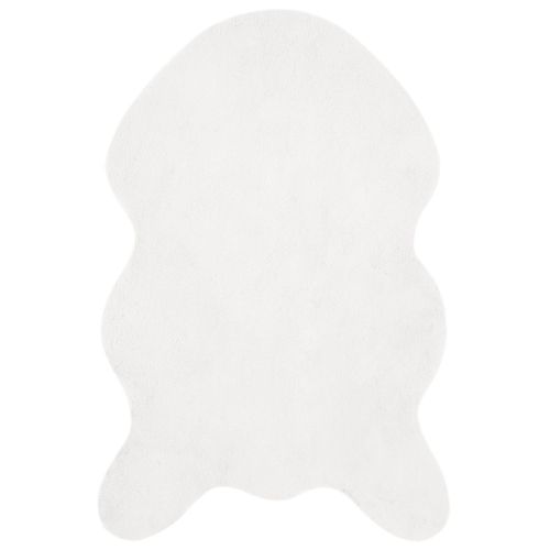 Противоплъзгащ килим от изкуствен заек Olite Бяло 80 x 120 cm