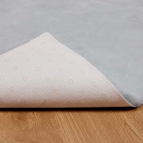 Противоплъзгащ килим от изкуствен заек Olite Сив 160 x 230 cm