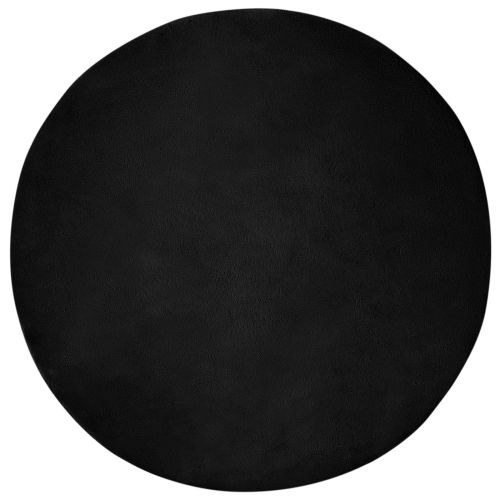 Противоплъзгащ килим от изкуствен заек Olite Черно Ø 100 см