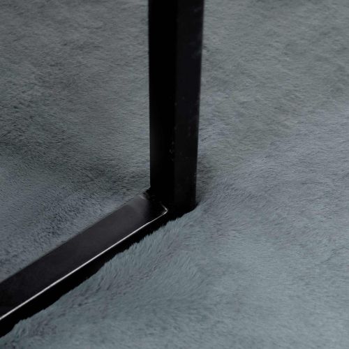 Противоплъзгащ килим от изкуствен заек Olite Антрацит Полиестер