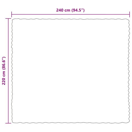 Противоплъзгащо фалшиво заеково одеяло Olite Черно 220 x 240 cm