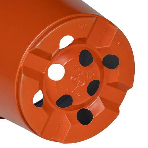 Кръгла саксия за цветя 50 pcs Теракота Ø 10 x 8 см Пластмаса