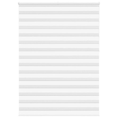 Зеброва щора бял 160x230 см ширина на плата 155,9 см полиестер