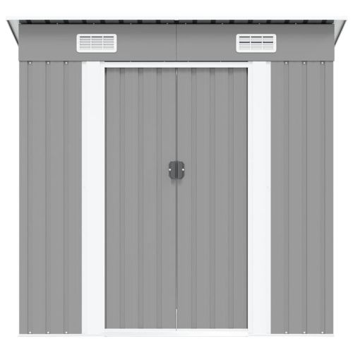 Градинска барака, сива, метал