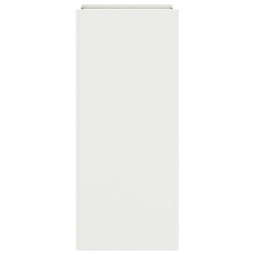 Кашпа, бяла, 32x29x75 см, стомана