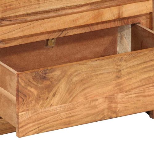 Шкаф с чекмеджета, 55x33x75 см, акациево дърво масив