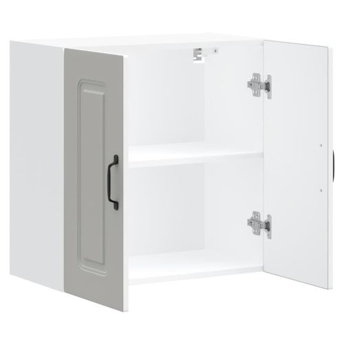 Кухненски стенен шкаф, Kalmar, бял, инженерно дърво