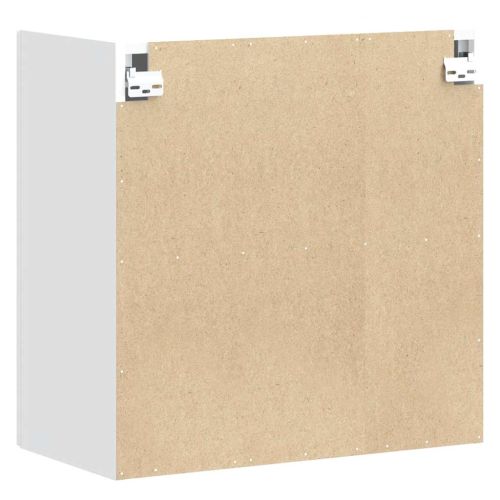 Кухненски стенен шкаф, Kalmar, бял, инженерно дърво