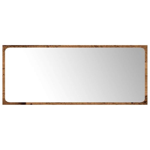 Комплект мебели за баня от 5 части старо дърво инженерно дърво