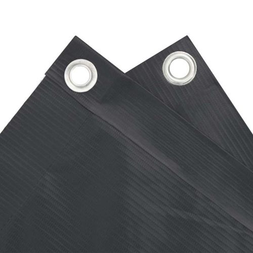 Параван за тераса, антрацит, 300x90 см, PVC