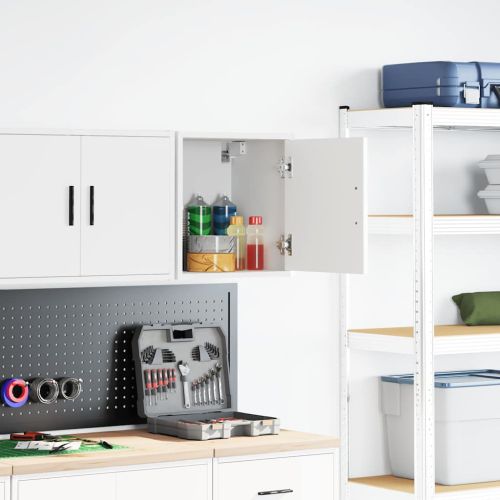 гараж стена кабинет бял инженерна дървесина