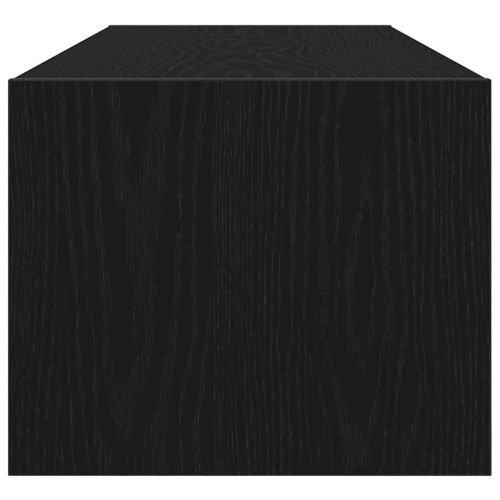 ТВ шкаф с чекмедже Черен дъб 100 x 31 x 25,5 см Инженерно дърво