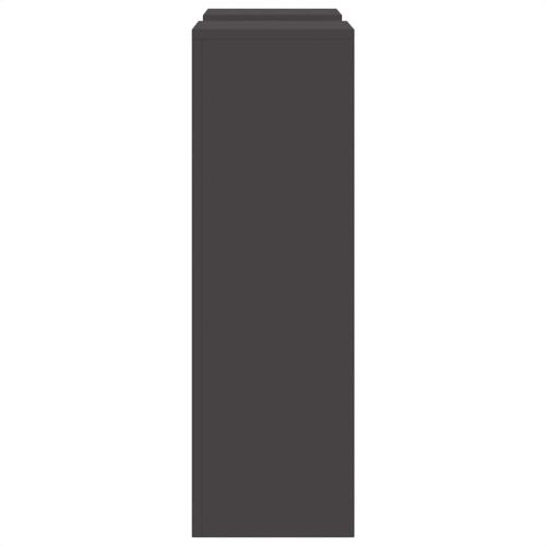 Стойка за растения 2 pcs Черно 24 x 24 x 75 см Стомана