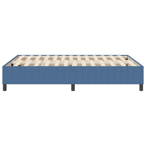 Платформено легло Синьо 140 x 200 cm Кордюрова тъкан