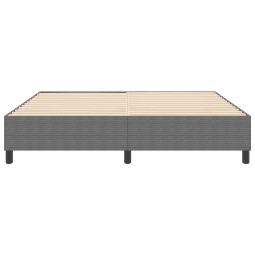 Платформено легло Светлосиво 180 x 200 cm Кордюрова тъкан