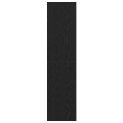 Гардероб с рафт Черния дъб 30 x 50 x 200 см Инженерно дърво